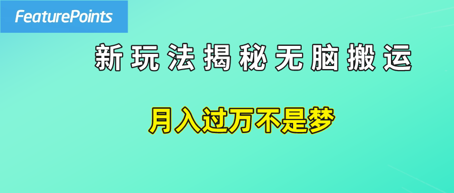 简单操作，每天50美元收入，搬运就是赚钱的秘诀！网创吧-网创项目资源站-副业项目-创业项目-搞钱项目网创吧